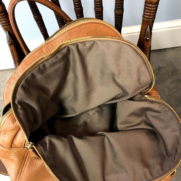 J.CREW Biennial Satchel Leather Handbag - Picture 6 of 10